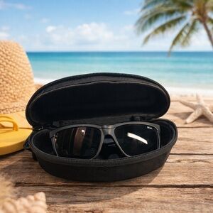 Zeal Polarized Black/Tortoise Sunglasses With Case
